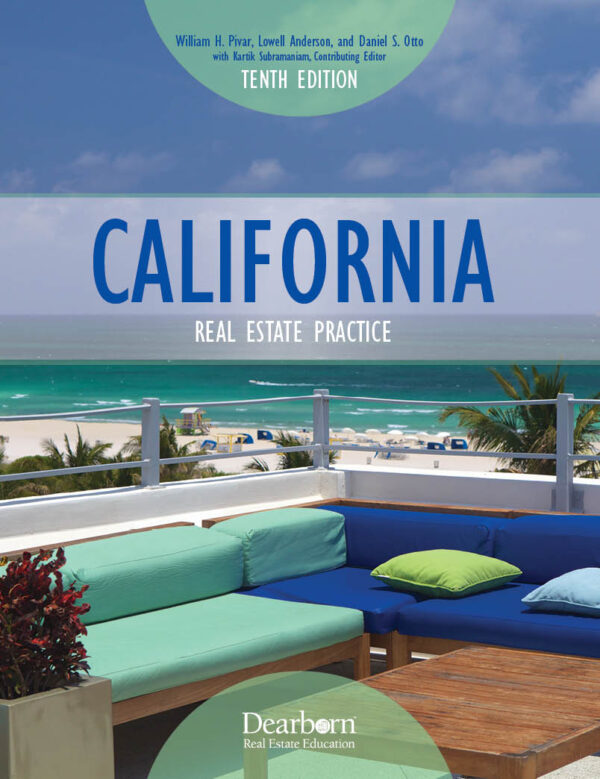 CA Real Estate Broker Exam Textbooks Practice & Principles