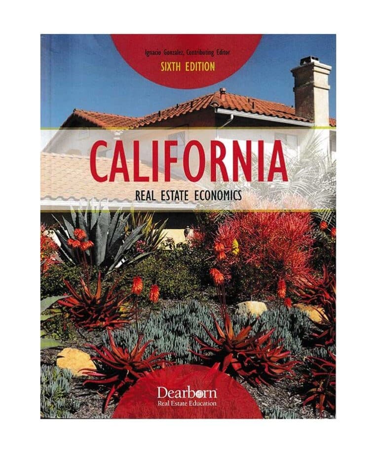 California Real Estate Economics, 6th Edition Book
