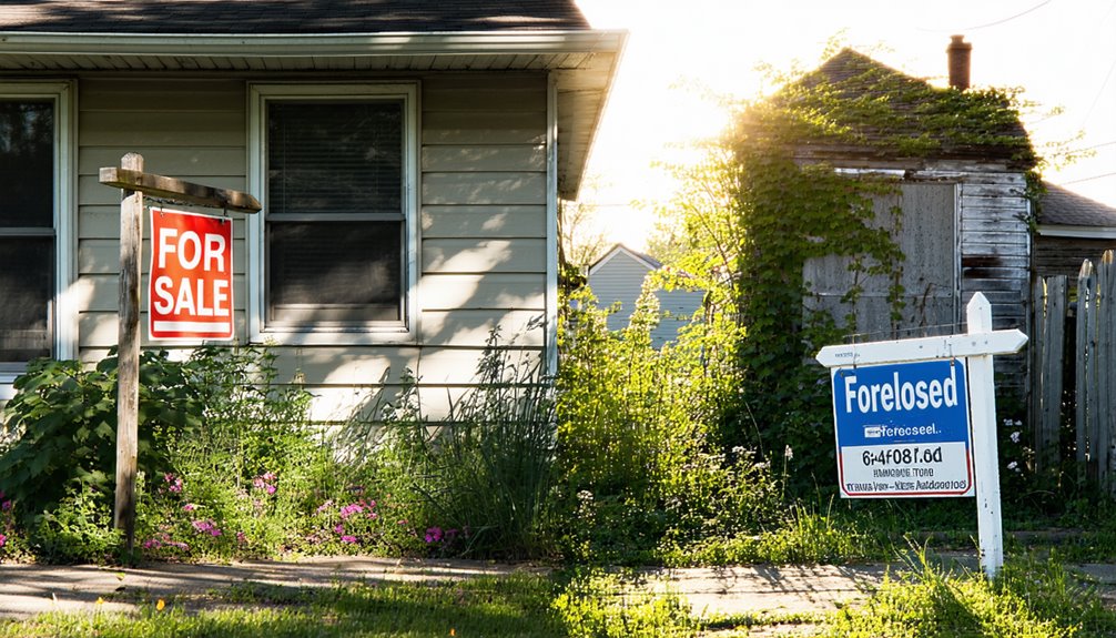 sales compared to foreclosures